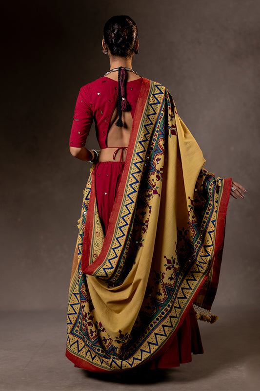 Prakash - Scattered Mirror Blouse