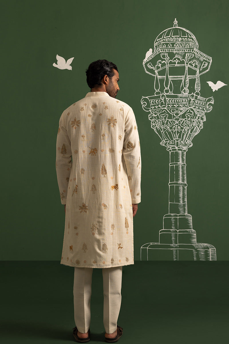 A chowk in the pol kurta
