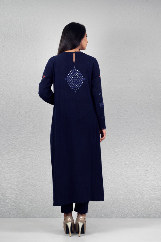 Indigo abha toran yoke kurta