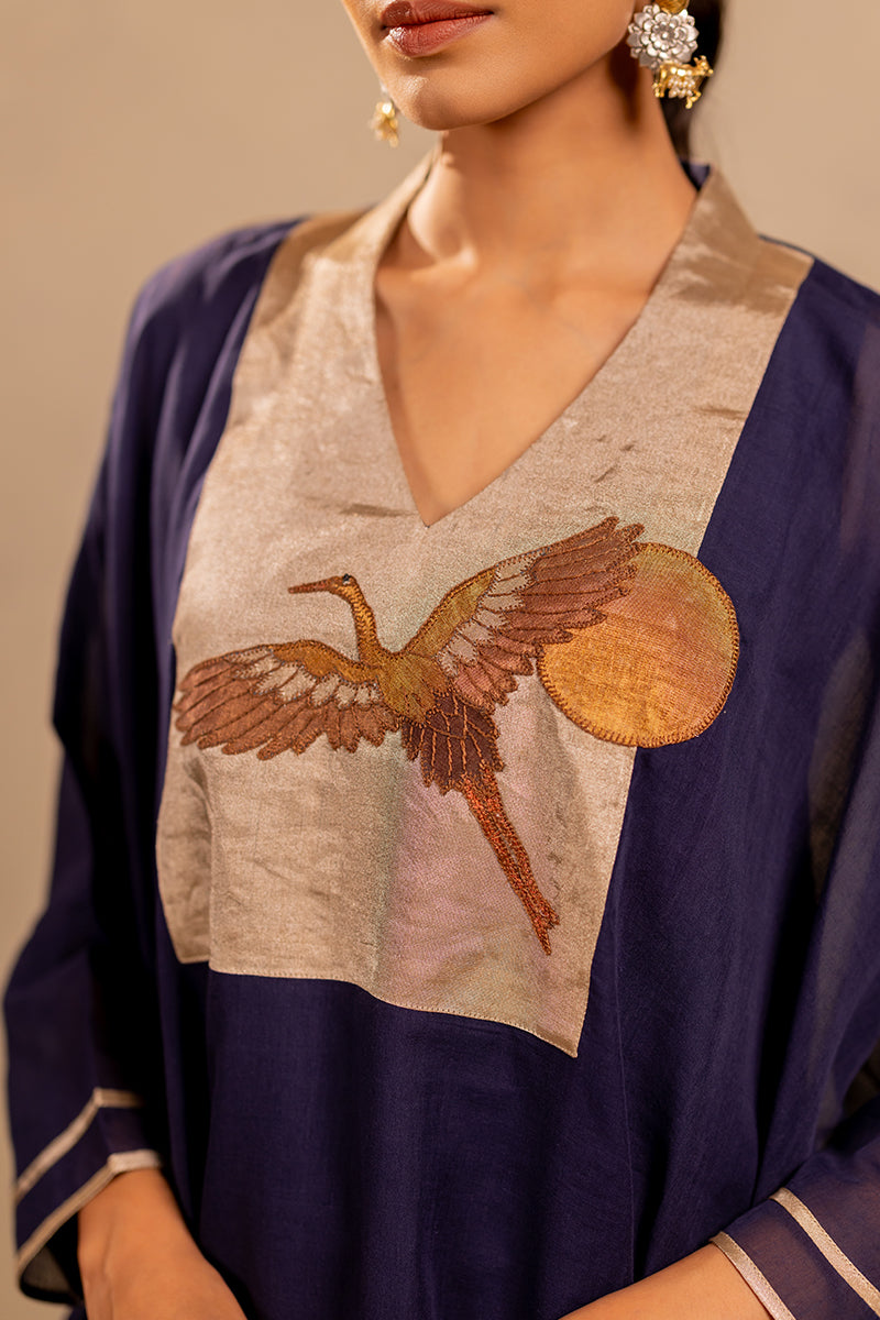 Arunapakshi cape dress