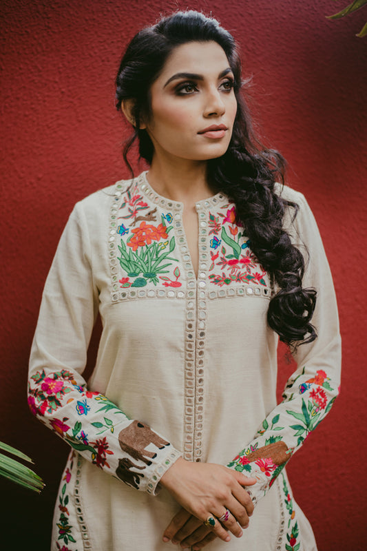 Playful roots kurta