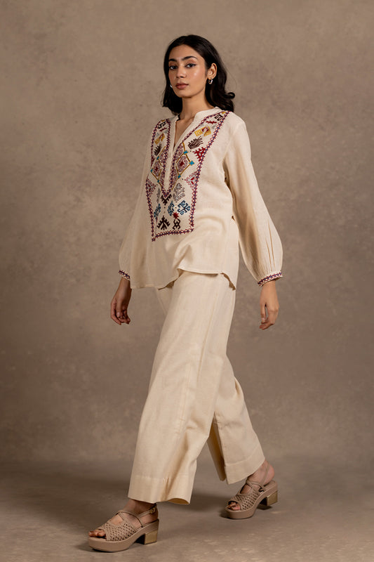 Dhaaga - Hand Embroidered Set