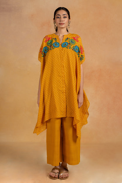 Kesar - Mustard Yellow Handwoven Pants