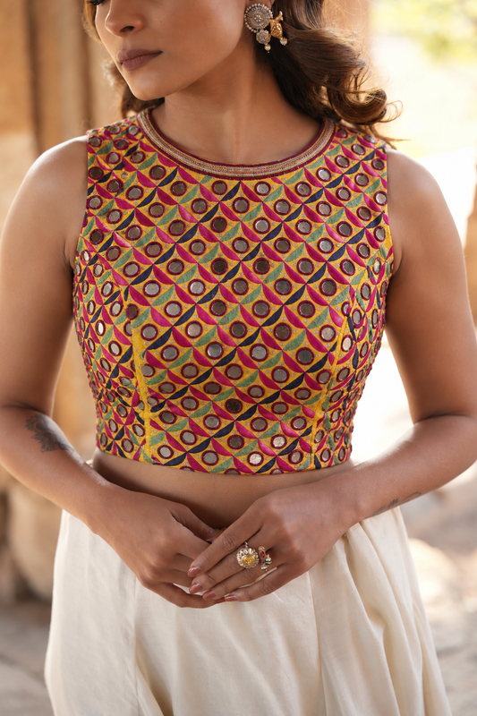 Rasiya - Hand Embroidered Blouse