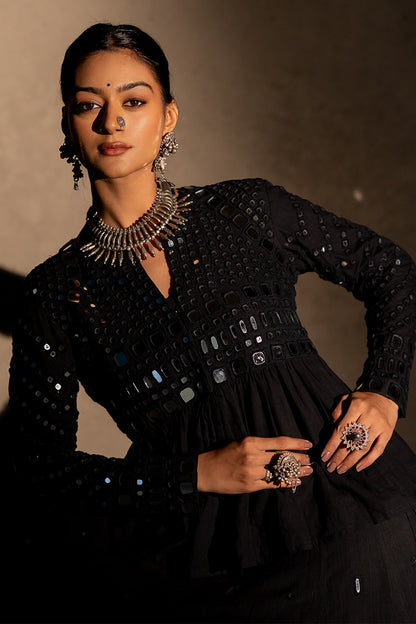 Nisha - Mirror Embroidered Kediya
