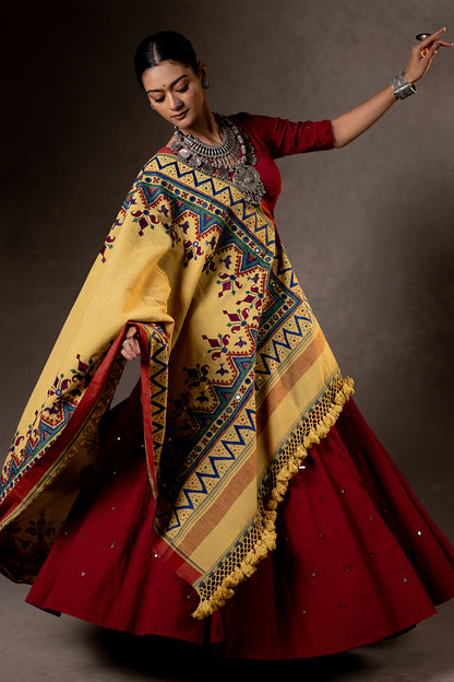 Prakash - Rabari Embroidered Dupatta