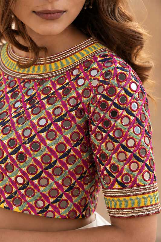 Rangili - Hand Embroidered Blouse