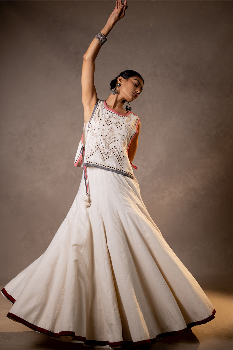 Gauri - Offwhite Chaniya