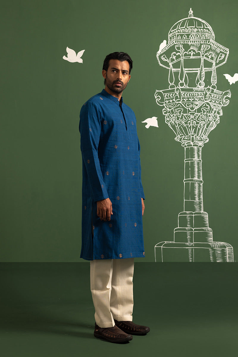 Off-white khadi men’s pants