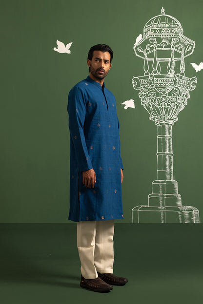 Off-white khadi men’s pants