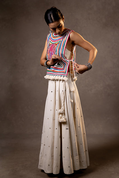 Tapasya - Katab Embroidered Overlay
