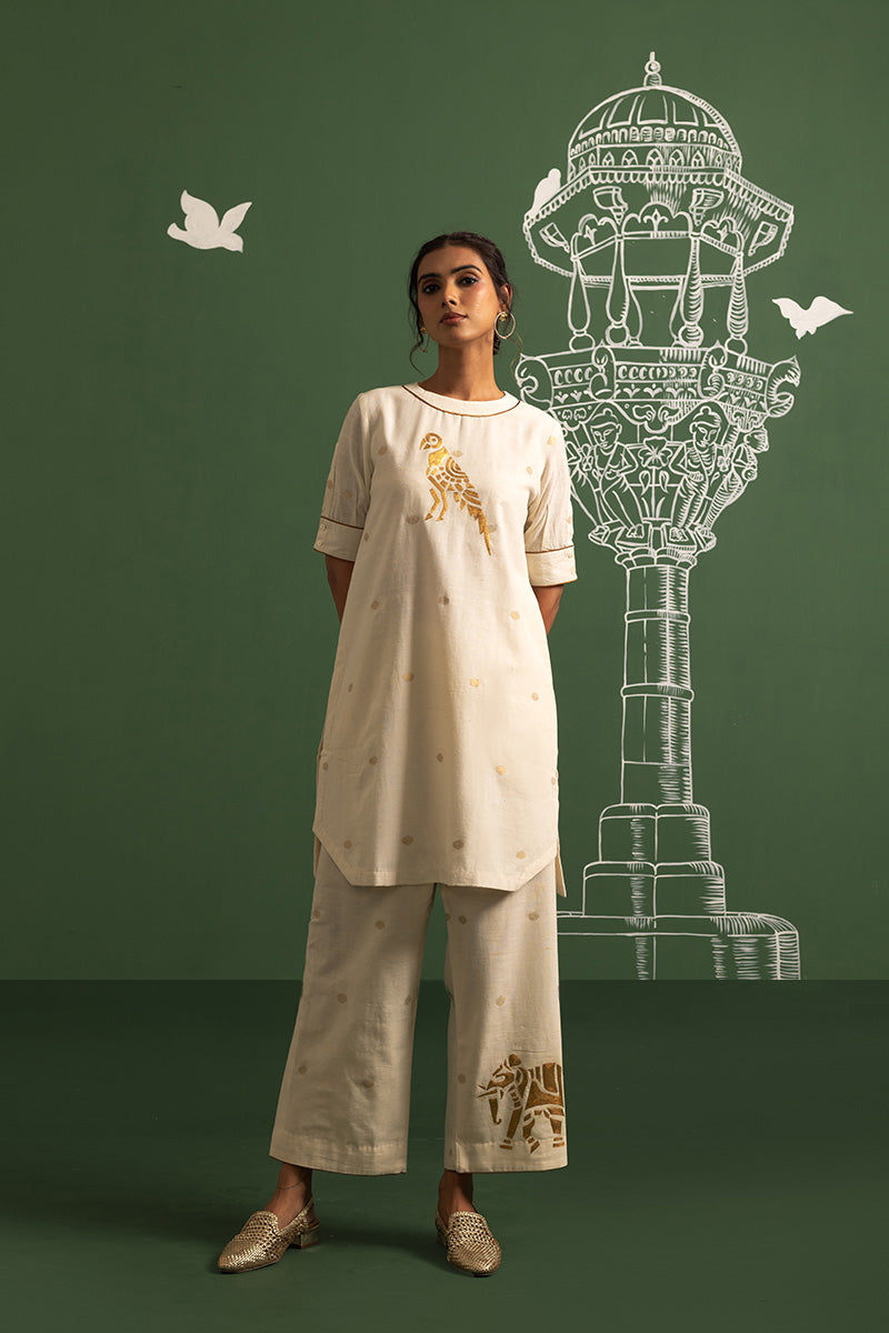 Chabutra parrot tunic