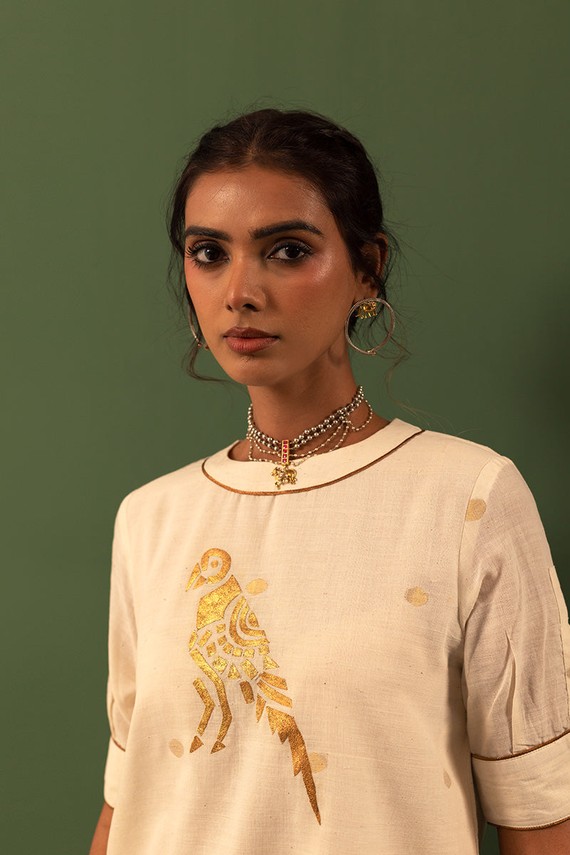Chabutra parrot tunic