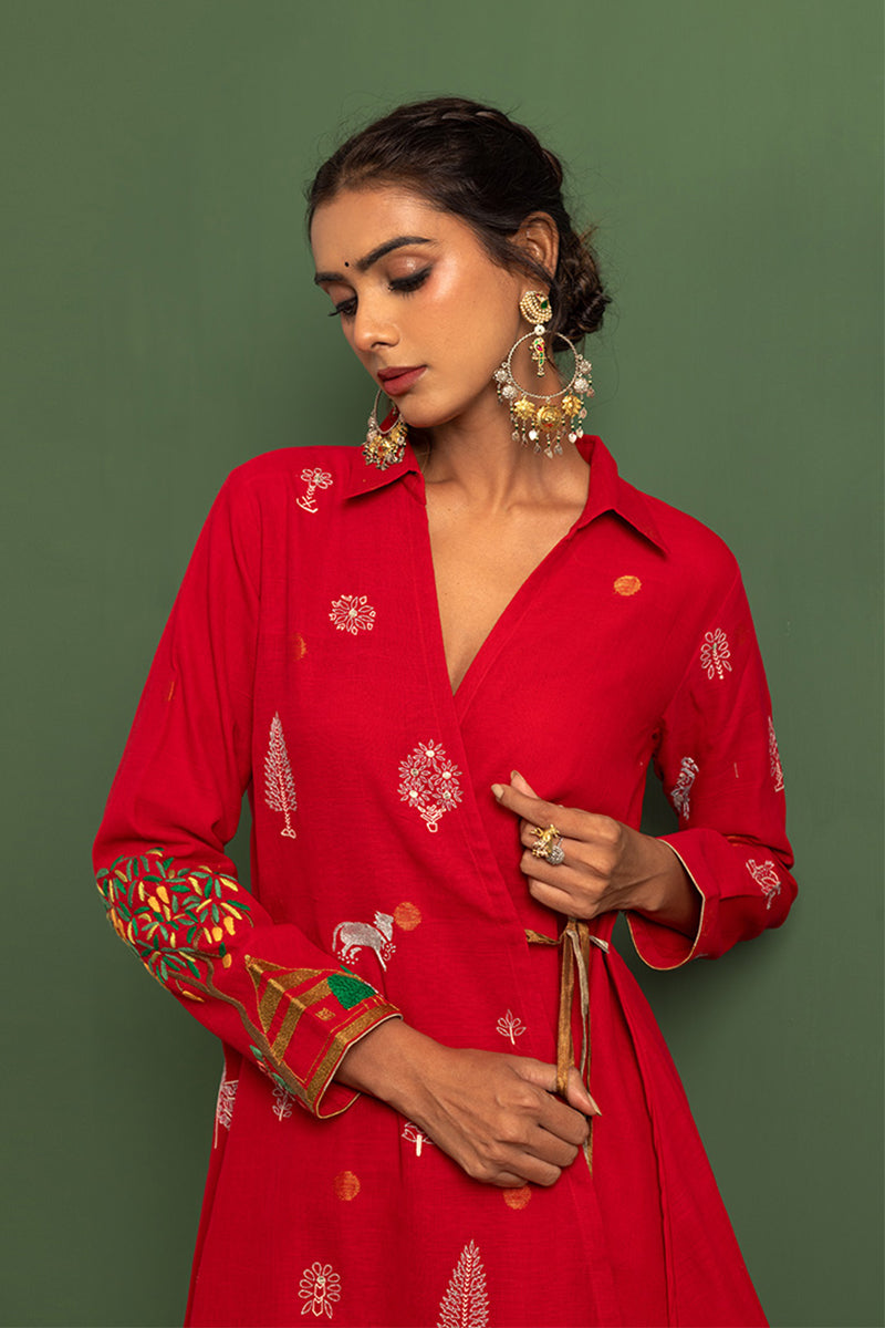Ahmedabad in bloom overlap tunic