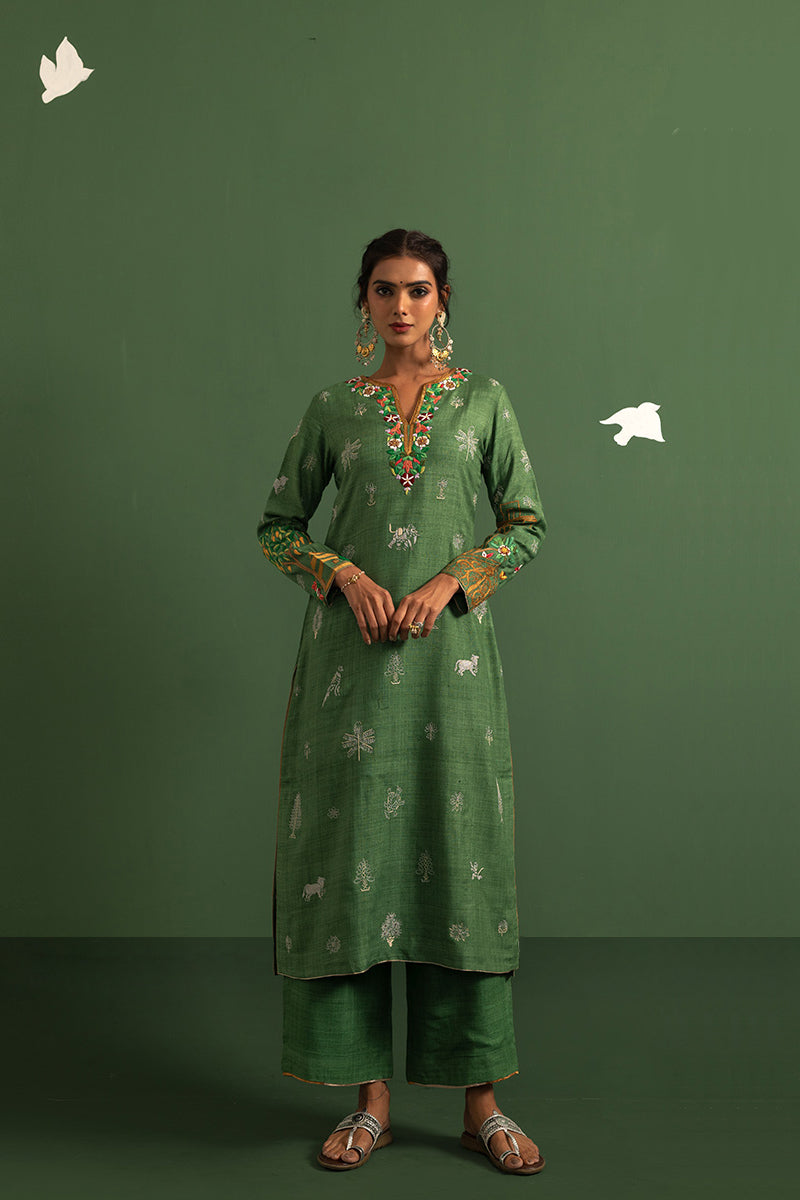 Forest green set