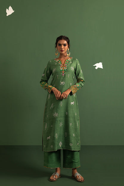 Forest green set