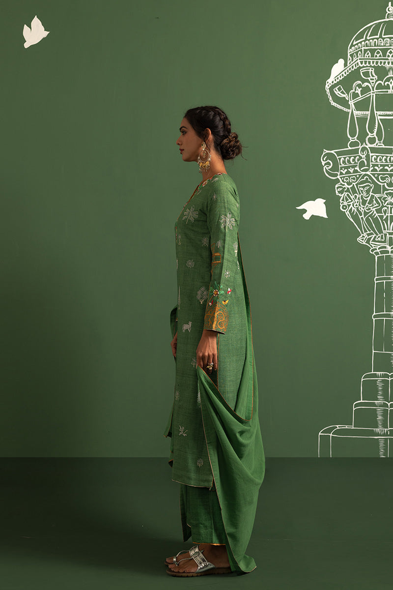 Forest green set