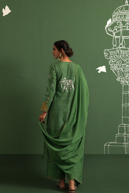 Forest green set