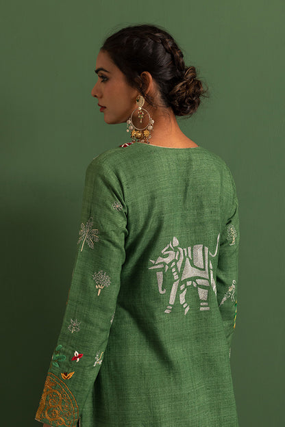 Forest green set