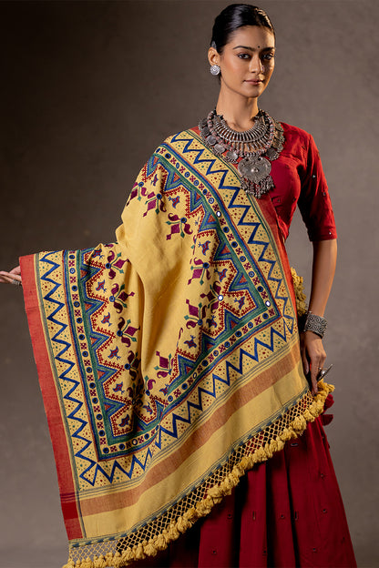 Prakash - Rabari Embroidered Dupatta