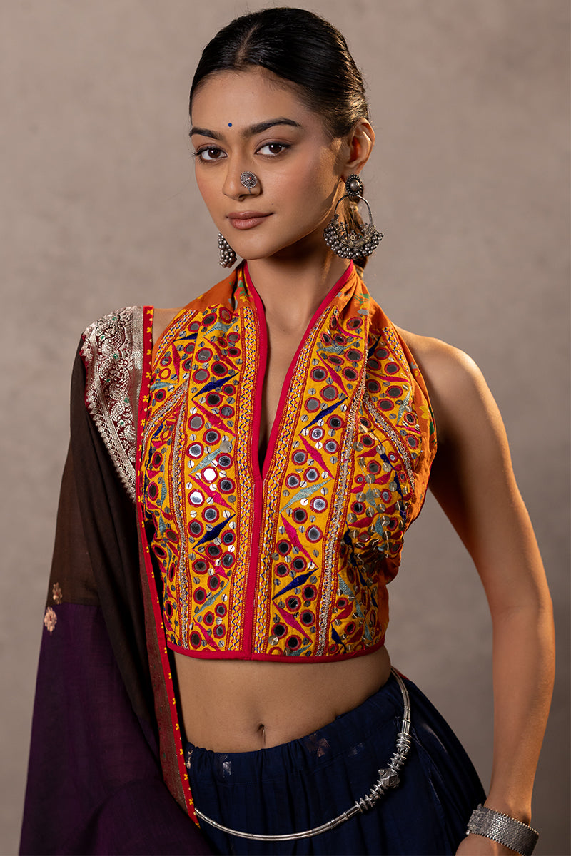 Siddhi -  Kutchi embroidered blouse
