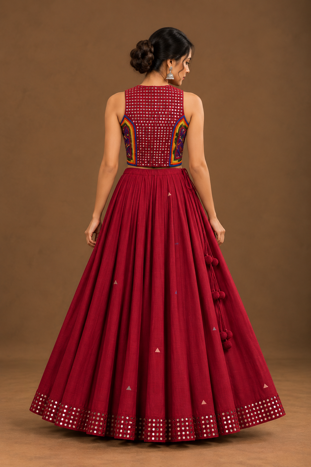 Shakti - Miirror Embroidered Chaniya