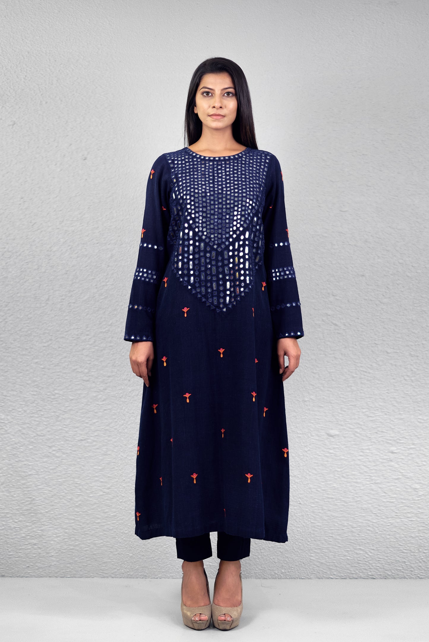 Indigo abha toran yoke kurta