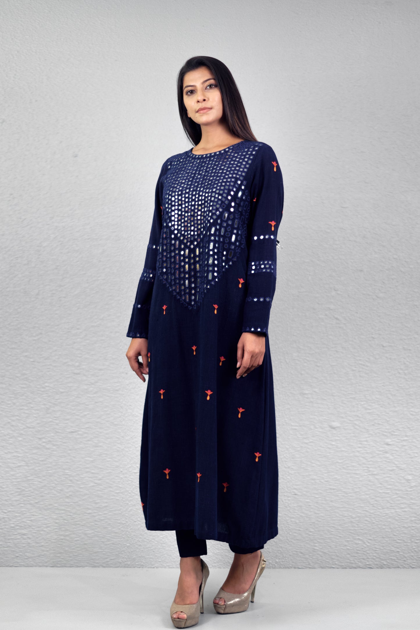 Indigo abha toran yoke kurta