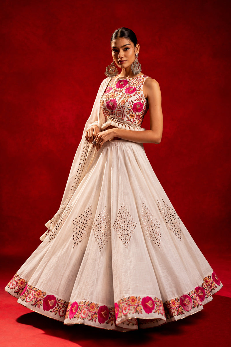 Gulshan - Aari Embroidered Chaniya