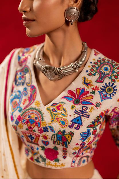 Navrang - Hand Embroidered Blouse