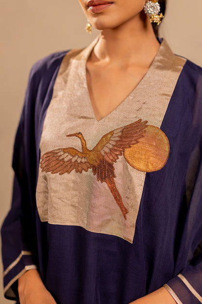 Arunapakshi cape dress