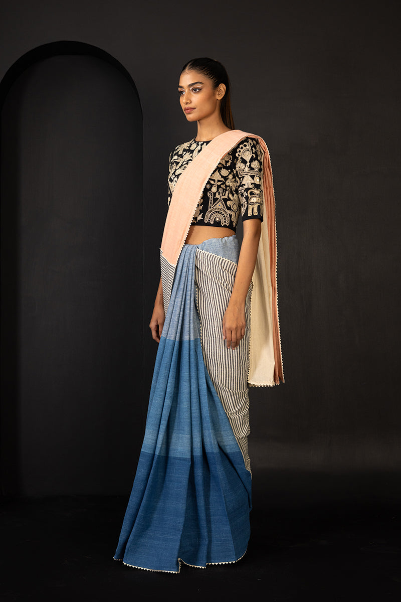 Nadiya panel saree