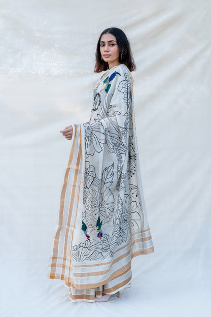 Songs of the Sky Saree