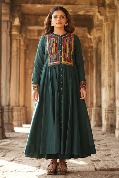Katab rang yoke kurta