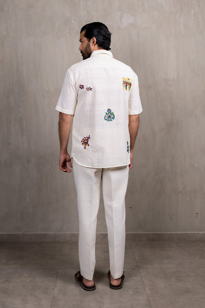 Ahir Hand Embroidered Shirt