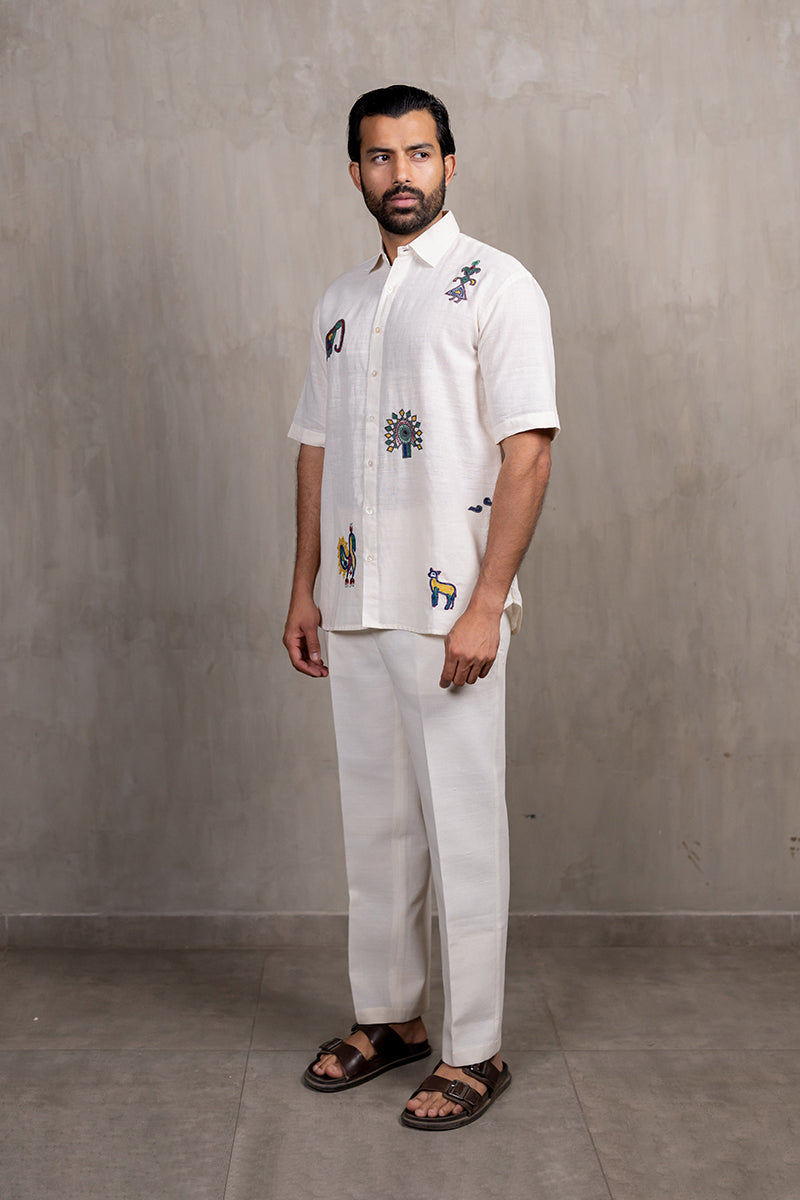 Ahir Hand Embroidered Shirt