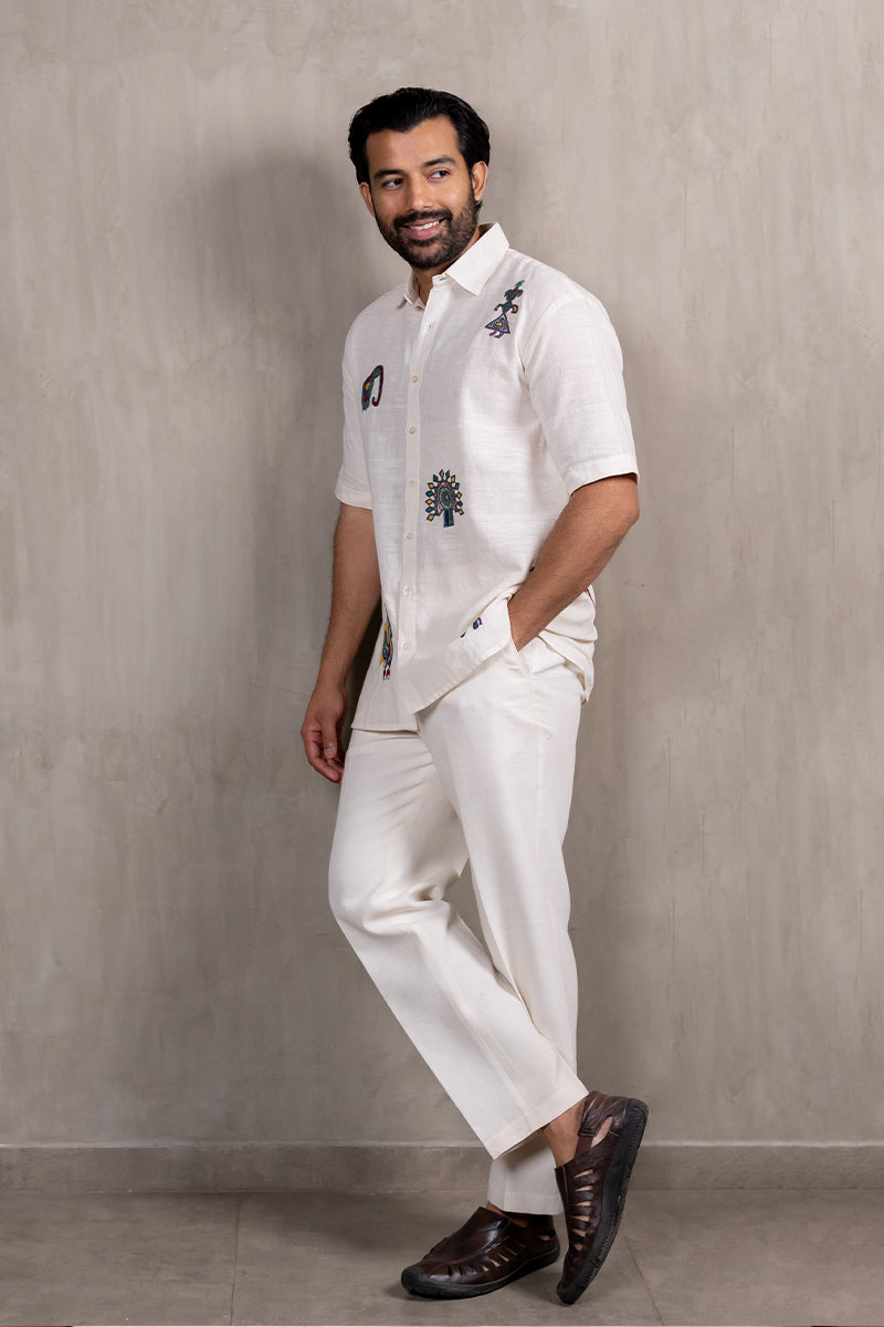 Ahir Hand Embroidered Shirt