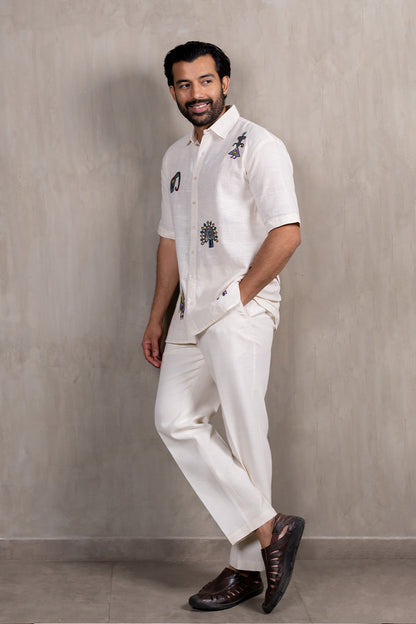 Ahir Hand Embroidered Shirt