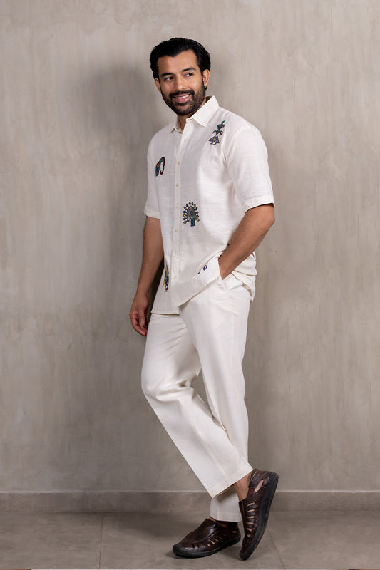 Ahir Hand Embroidered Shirt