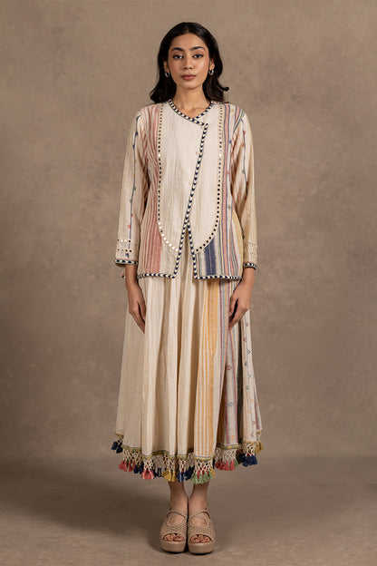 Kala Cotton Mirror Line Yoke Jacket