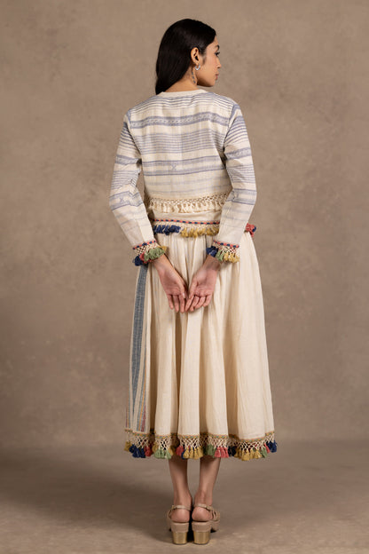 Kala Cotton Two Layer Tassel Top