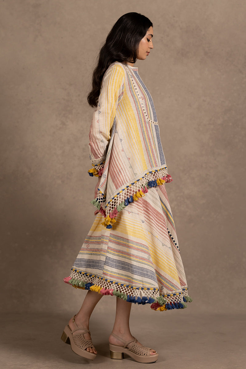 Kala Cotton Bias Tassel Skirt