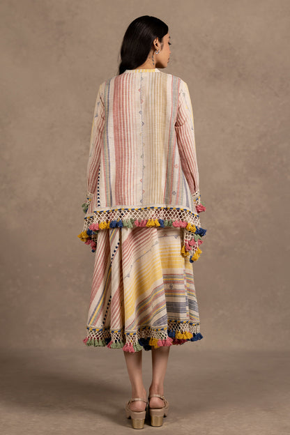 Kala Cotton Bias Tassel Skirt