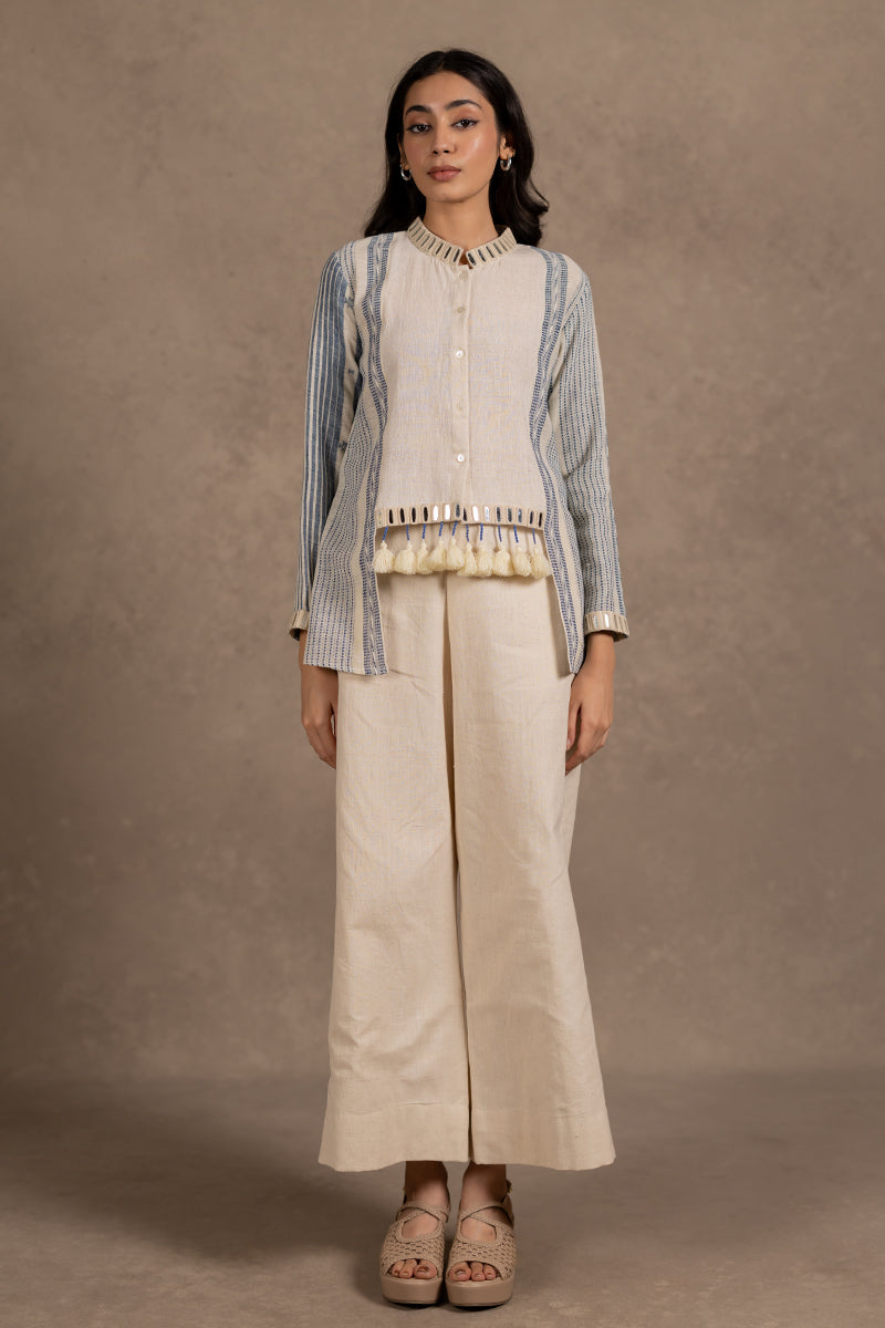 Kala Cotton High-low Mirror Hem Top